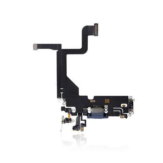 Charging Port Flex Cable Compatible For iPhone 13 Pro (Used OEM Pull) (Sierra Blue)