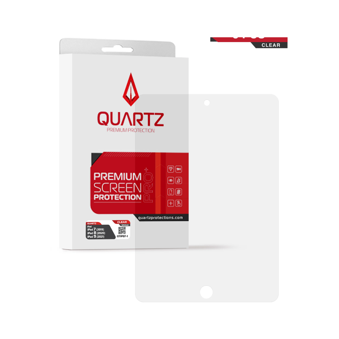 Cristal templado transparente de cuarzo para iPad 7 (2019) / iPad 8 (2020) / iPad 9 (2021)