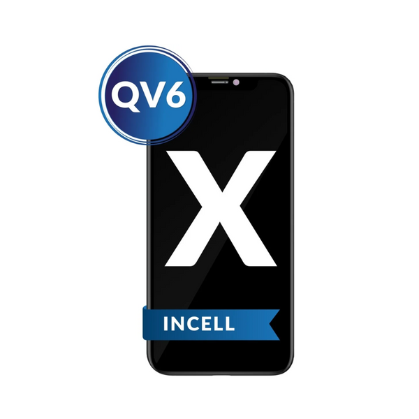 Ensamblaje de pantalla LCD para iPhone X (Incell de repuesto/QV6)