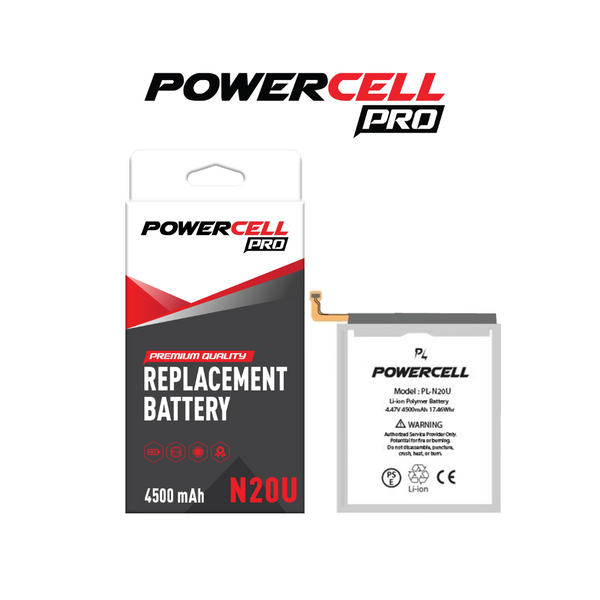 Batería de repuesto POWERCELL PRO para Galaxy Note 20 Ultra