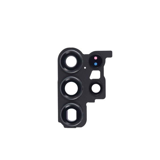 Lente de cámara trasera con adhesivo para Galaxy S23 Ultra 5G (NEGRO)