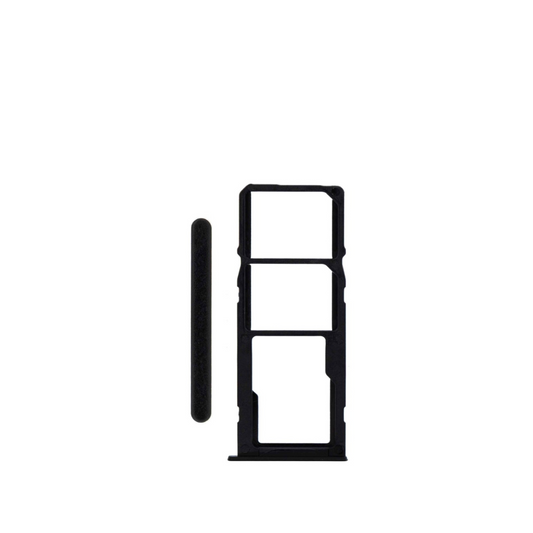 Bandeja para tarjeta SIM dual para Galaxy A21 (A215/2020) (GRIS CÓSMICO)