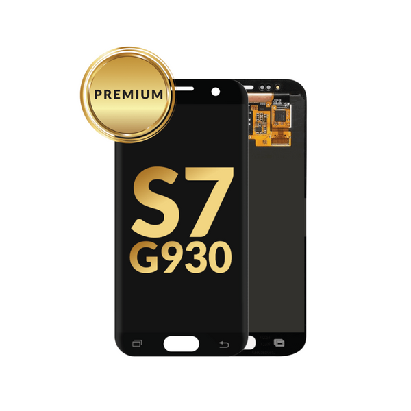 OLED Assembly without Frame for Galaxy S7 (G930) (BLACK) (Premium)