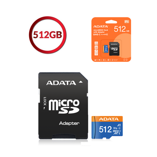 Adata MicroSD Card - 512GB (Class 10)