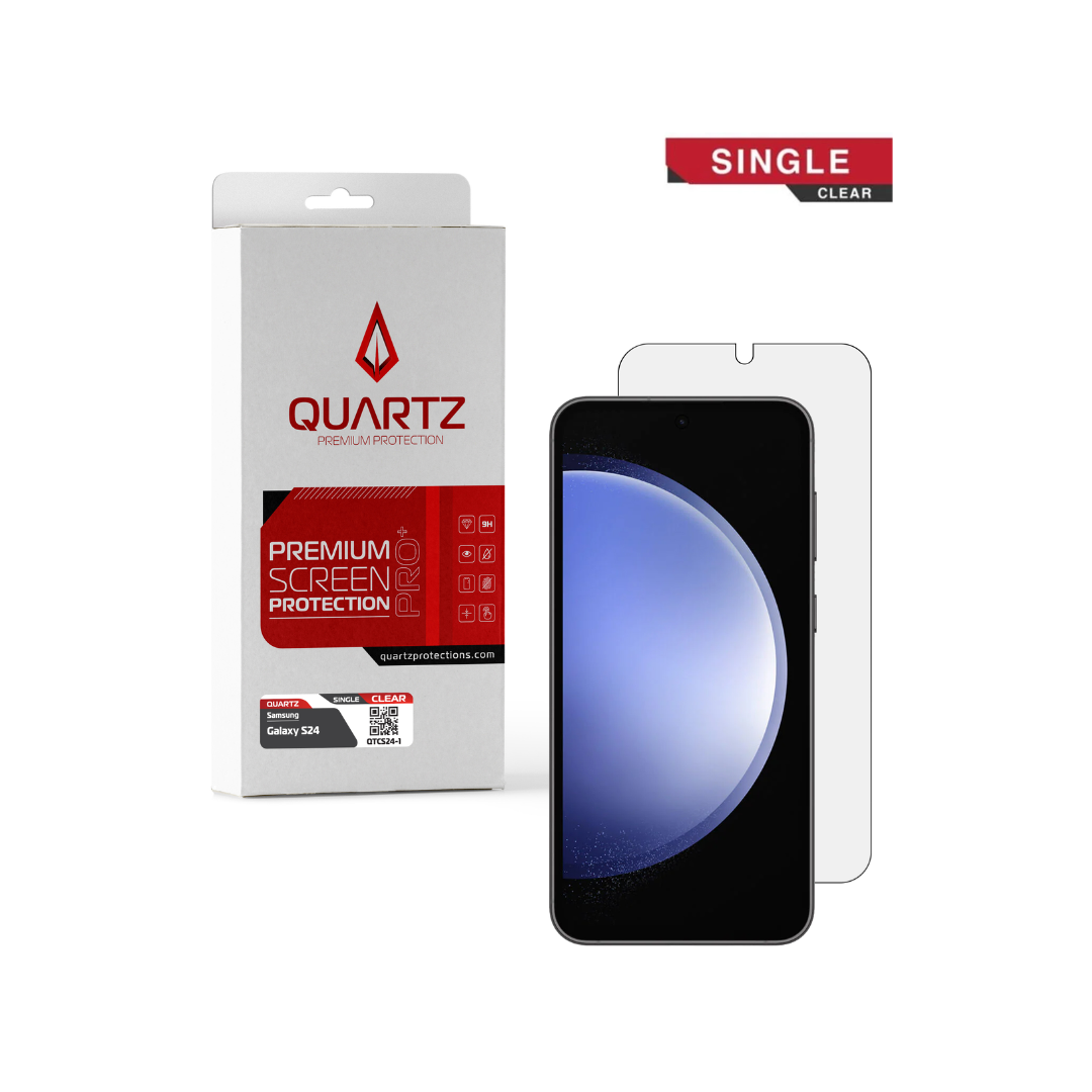 QUARTZ Clear Tempered Glass for Galaxy S24 / S25