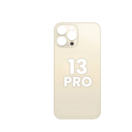 Back Glass with Bigger Camera Hole for iPhone 13 Pro (NO LOGO) (GOLD)