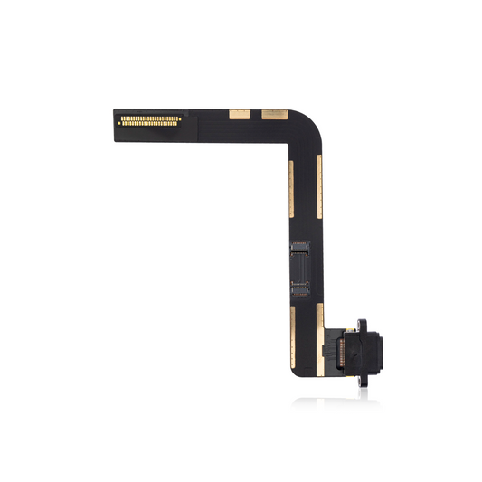 Charging Port Flex Cable Compatible For iPad 7 (2019) / iPad 8 (2020) / iPad 9 (2021) (Black) (Aftermarket Plus)