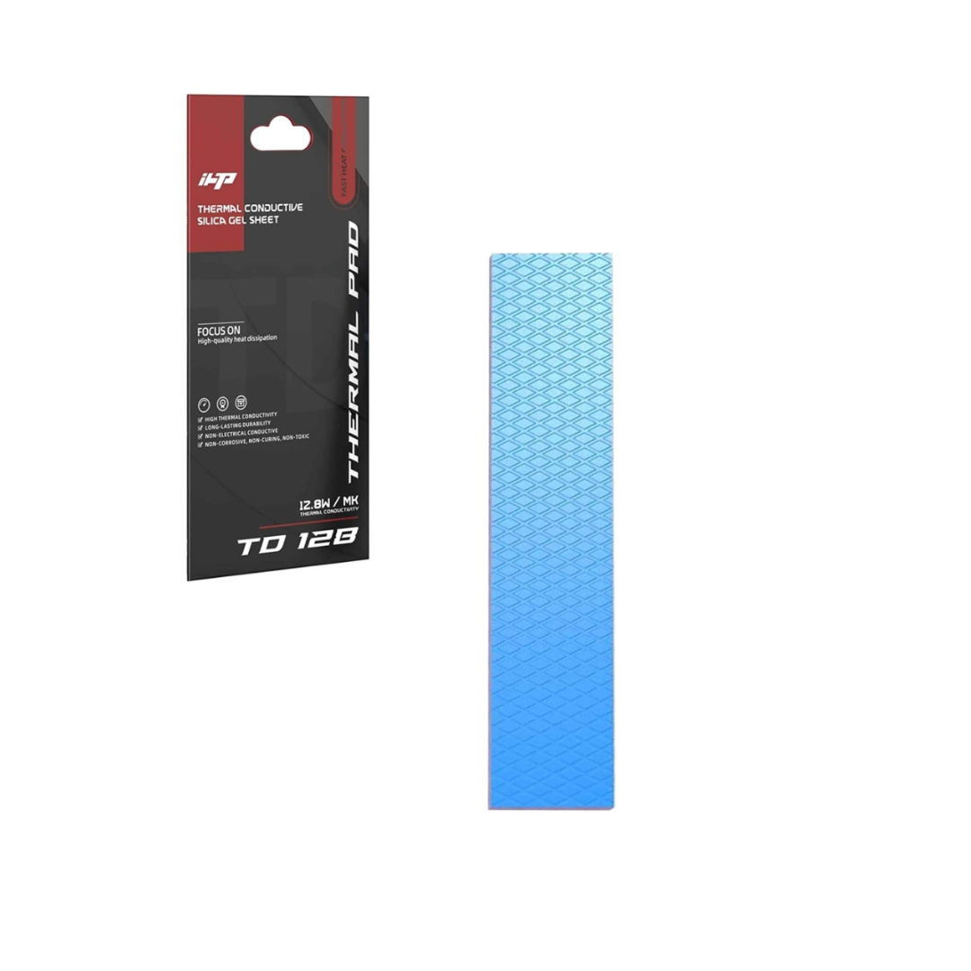 Lámina de gel de sílice termoconductor - TD128 12,8 W/MK (120 x 20 x 1 mm)