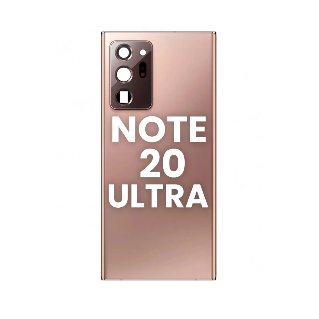 Back Glass with Camera Lens and Adhesive for Galaxy Note 20 Ultra (MYSTIC BRONZE)