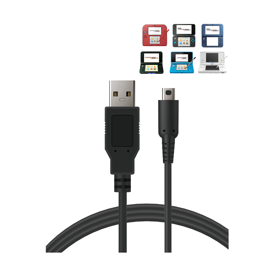 Dobe Charging Cable for Nintendo DSi / DSi XL / 2DS / New 2DS XL / 3DS / New 3DS / 3DS XL / New 3DS XL