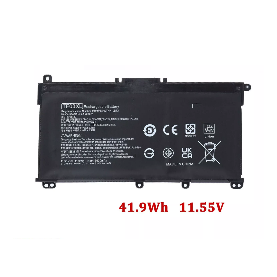 TF03XL 920070-855 Battery For HP Pavilion HSTNN-LB7J HSTNN-LB7X 15-CC 15-CD New