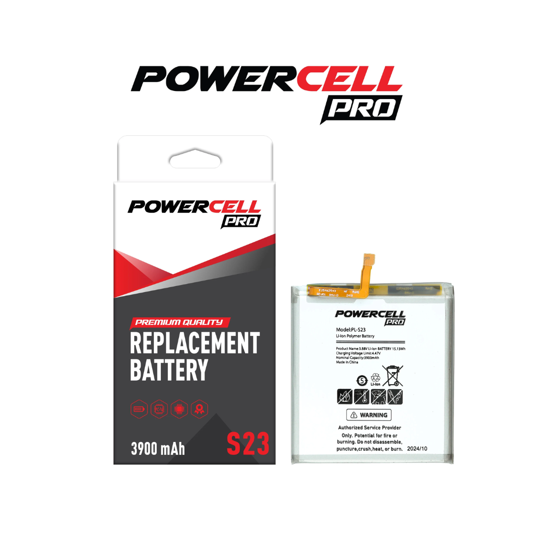 POWERCELL PRO Battery Replacement for Galaxy S23 (3900 mAh)