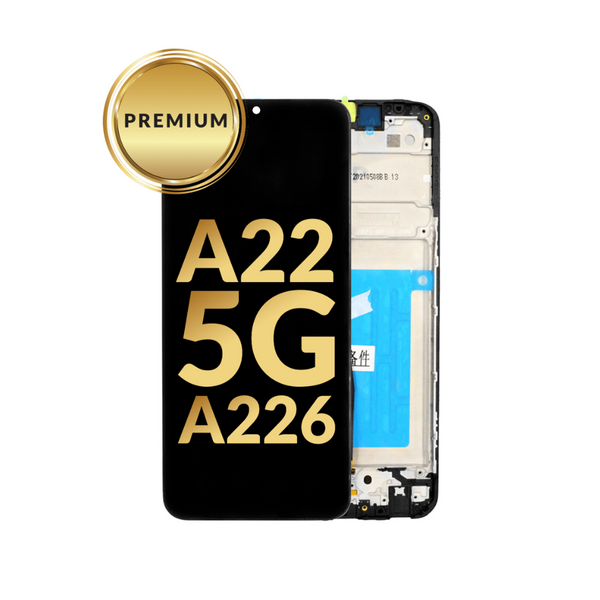 Conjunto de pantalla LCD con marco para Galaxy A22 5G (A226 / 2021) (Premium)