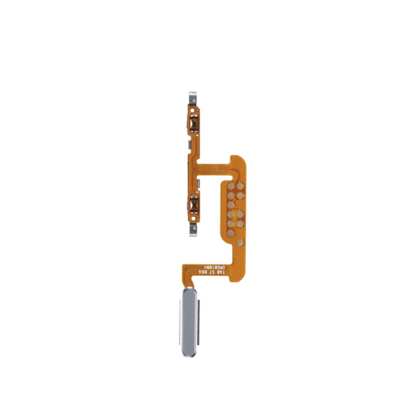 Power & Fingerprint Reader with Flex Cable for Galaxy Tab S7 11" (T870 / T875 / T876 / T878) (SILVER)