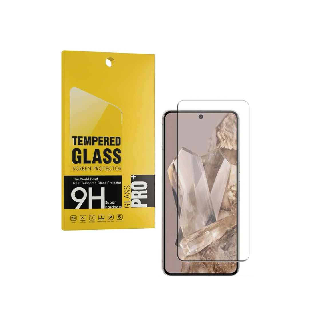 Clear Tempered Glass for Google Pixel 8 Pro (Case Friendly / 2.5D / 1 Piece)