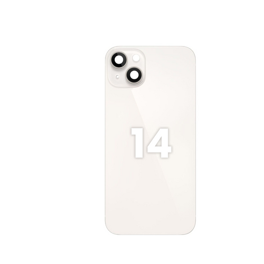Cristal trasero con marco e imán MagSafe para iPhone 14 (STARLIGHT) (SIN LOGOTIPO)