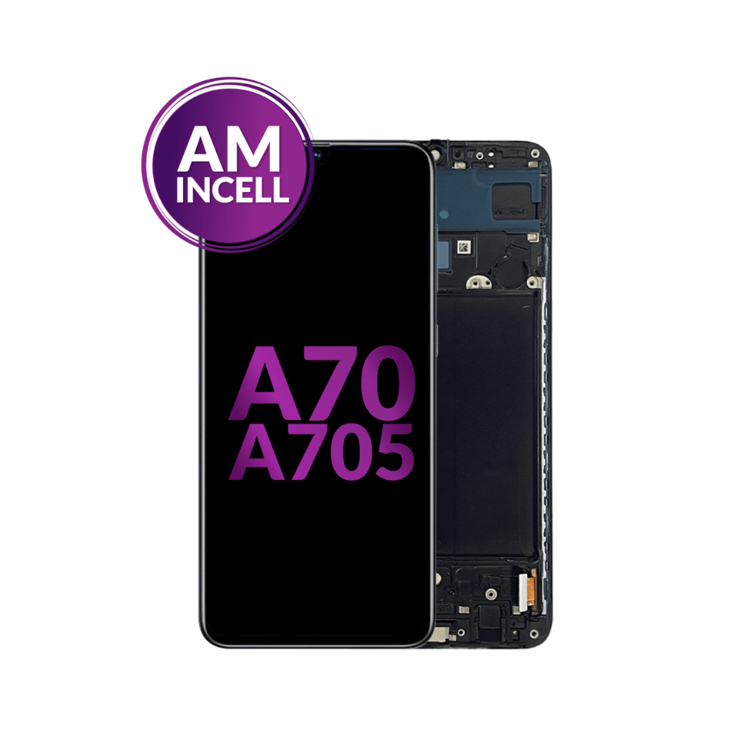 LCD Assembly with Frame for Galaxy A70 (A705 / 2019) (Without Fingerprint Scanner) (Aftermarket Incell)