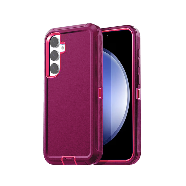 EVO Heavy for Samsung Galaxy S24 FE (MAROON & BLACK)