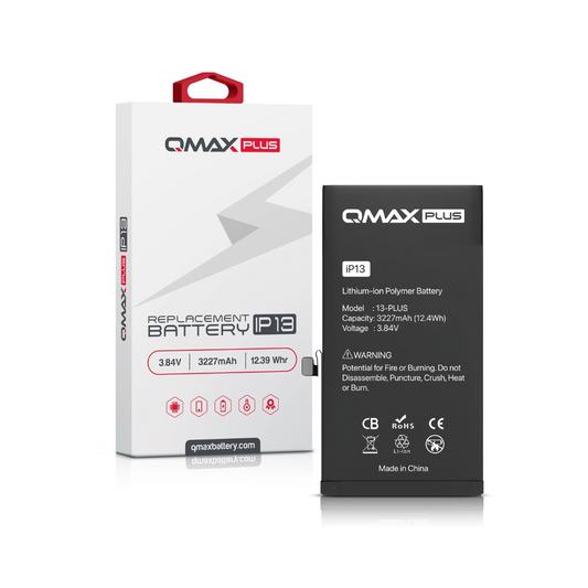 Batería de repuesto QMAX Plus para iPhone 13 (3227 mAh)