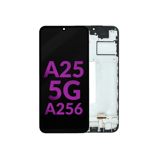 LCD Assembly with Frame for Galaxy A25 5G (A256 / 2023) (Aftermarket Incell)