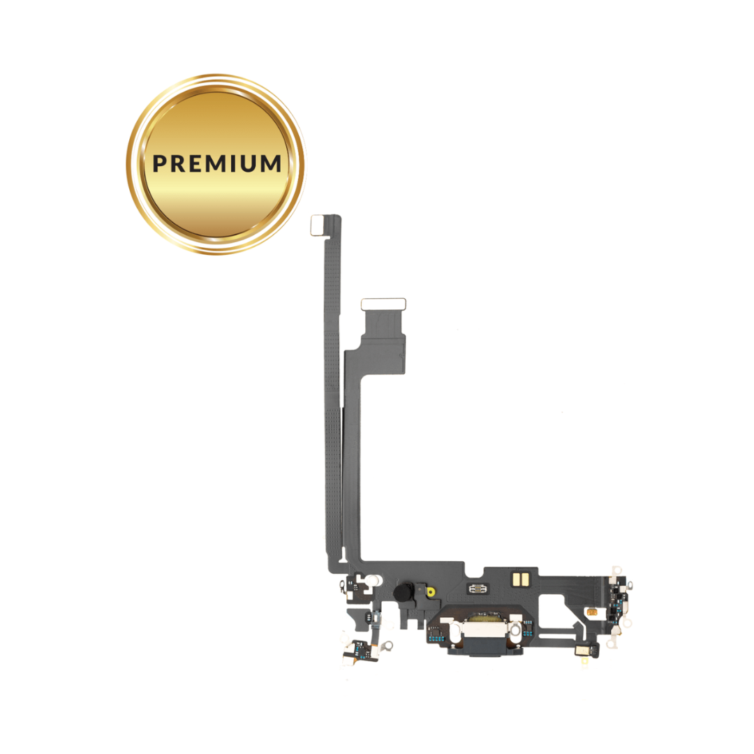 Cable flexible de puerto de carga para iPhone 12 Pro Max (AZUL PACÍFICO) (Premium)