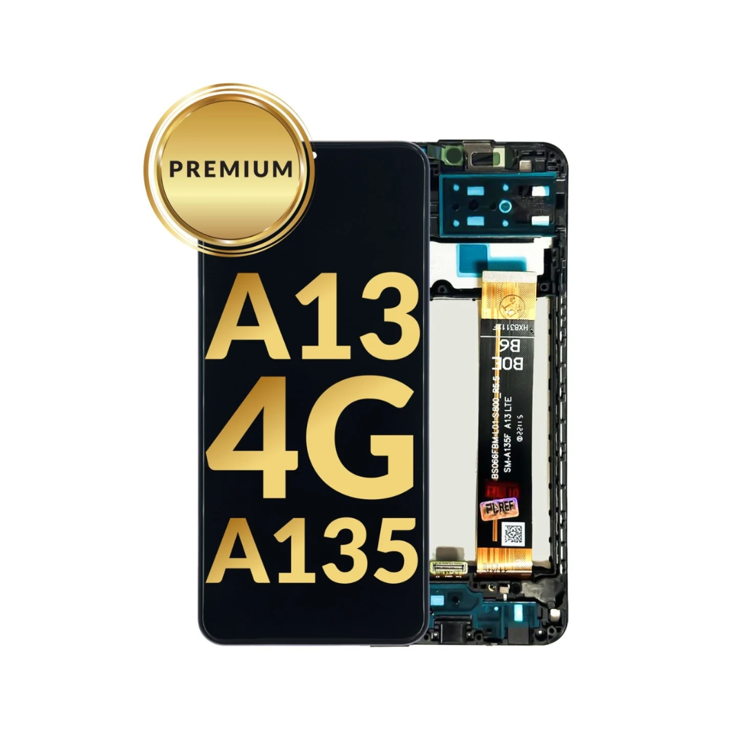 LCD Assembly with Frame for Galaxy A13 4G (A135 / 2022) (Premium)
