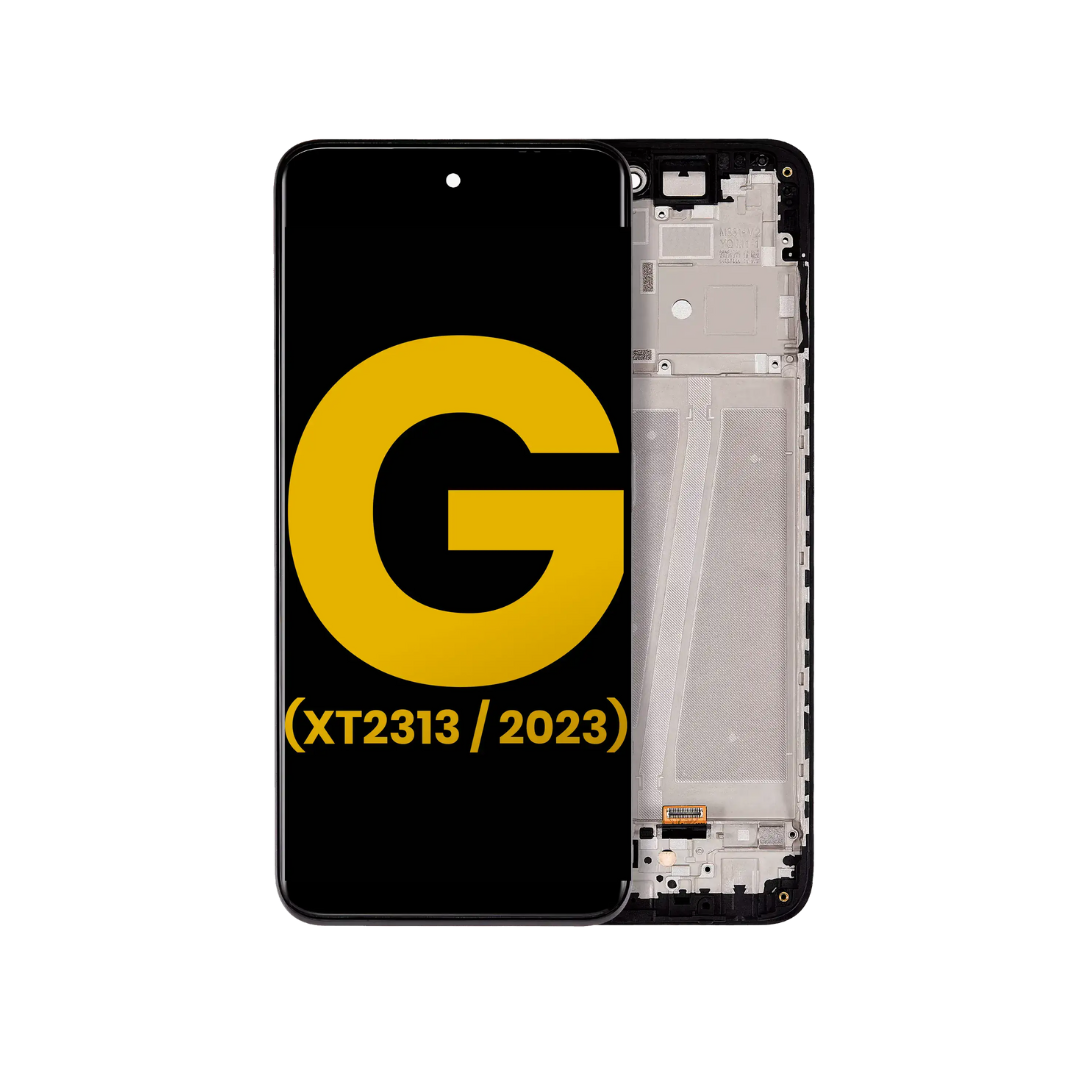 LCD Assembly With Frame Compatible For Motorola Moto G 5G (XT2313 / 2023) (Refurbished) (All Colors)