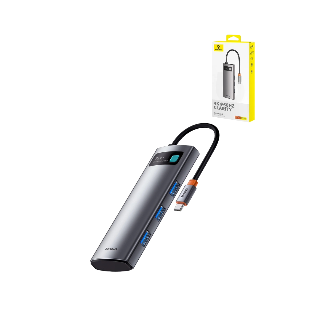 BASEUS Joystar 7in1 USB-C Hub (4K@60Hz) (100w)