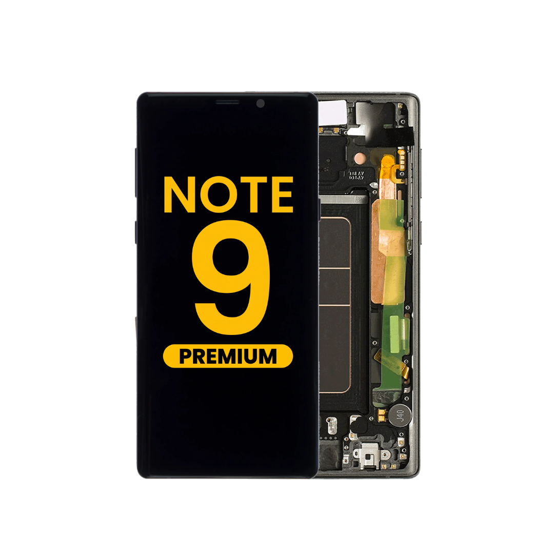 OLED Assembly with Frame for Galaxy Note 9 N960 (MIDNIGHT BLACK) (Premium)