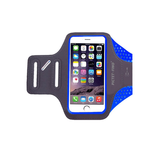 ROMIX RH18 (6.7") Water Resistant Sports Armband with Key Holder (BLUE) (Only Ground Shipping)