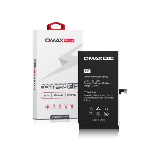 QMAX Plus Replacement Battery for iPhone 15