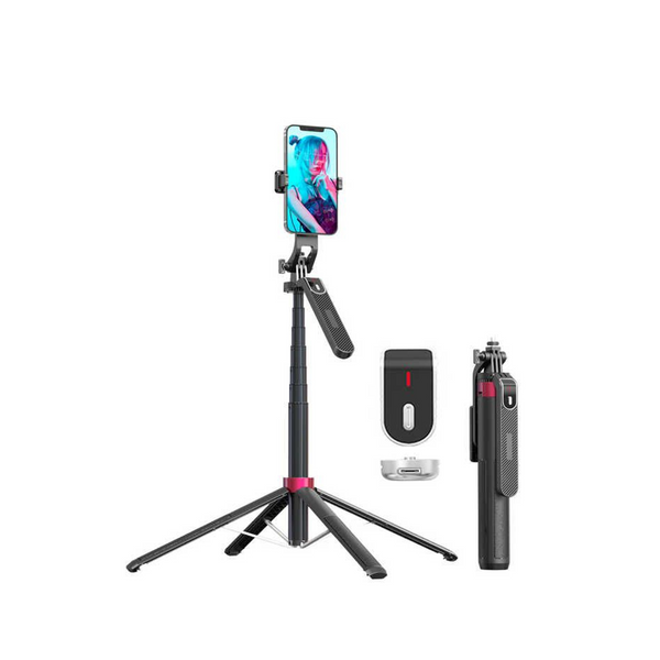 Retractable Tripod w/ Remote Control &Light