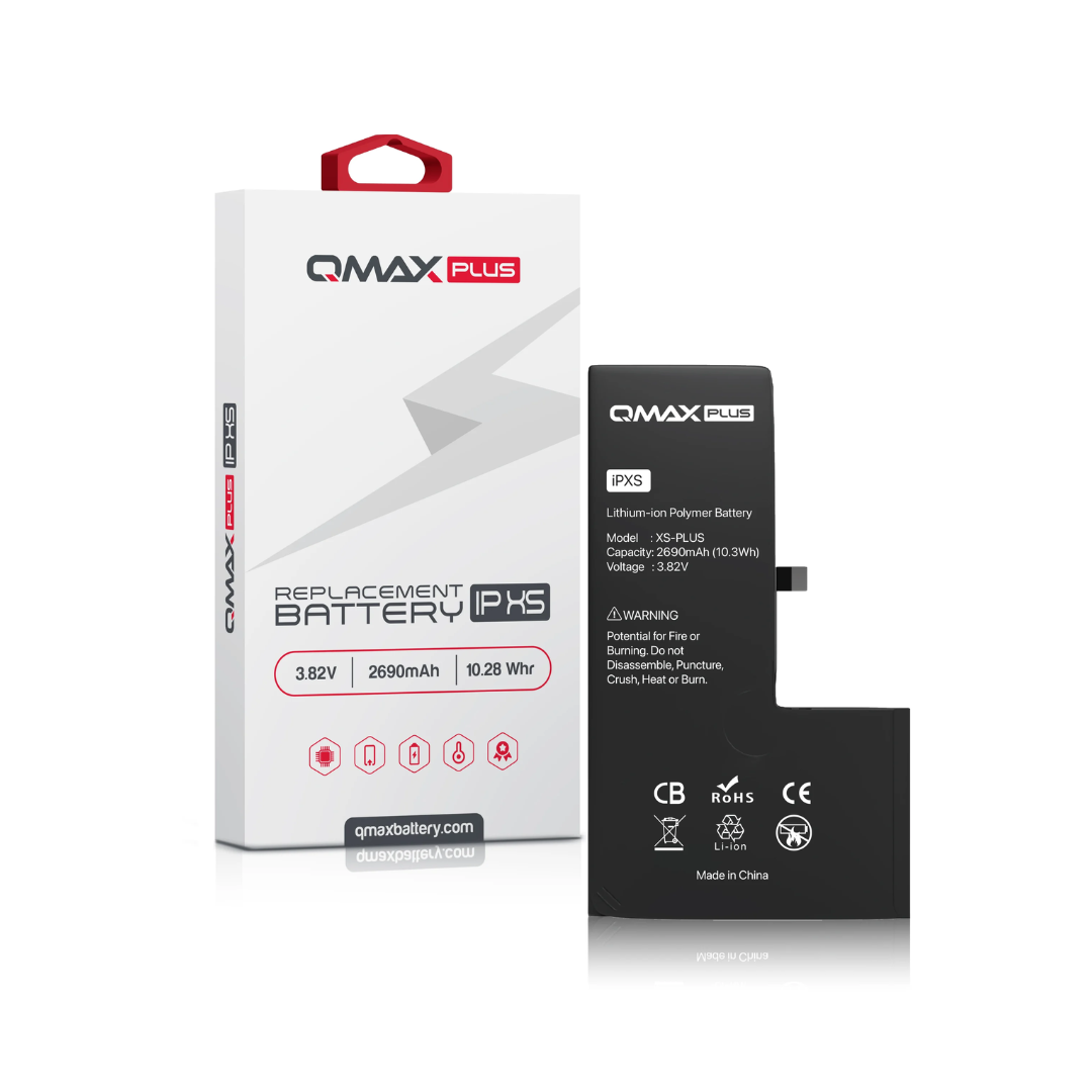 QMAX Plus Replacement Battery for iPhone XS (2660 mAH)