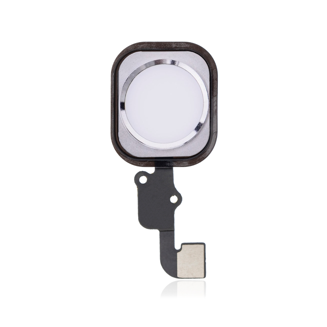 Botón de inicio con flex compatible con iPhone 6S/6S Plus (plateado)