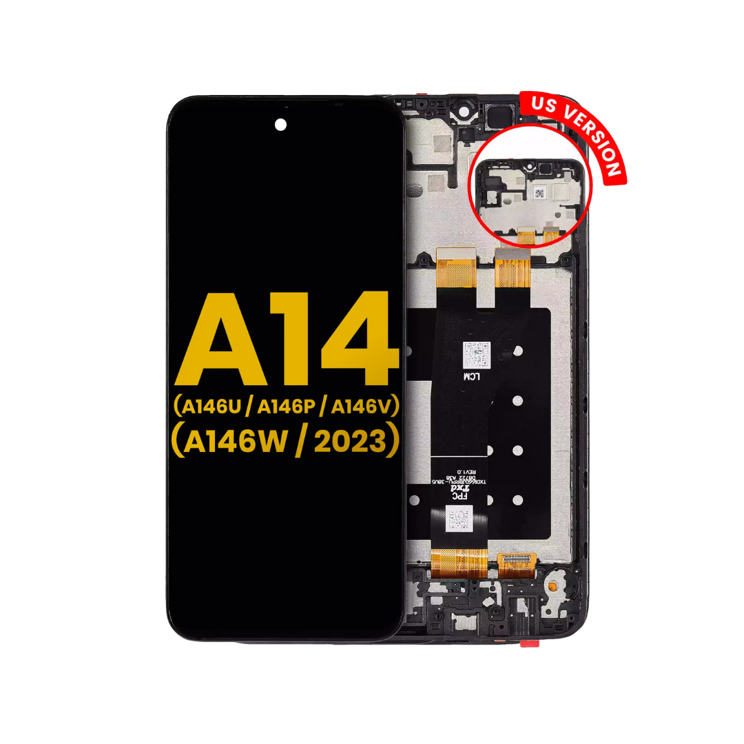 Pantalla LCD con marco compatible con Samsung Galaxy A14 5G (A146U / A146P / A146V / A146W / 2023) (versión EE. UU.) (reacondicionada) (todos los colores)
