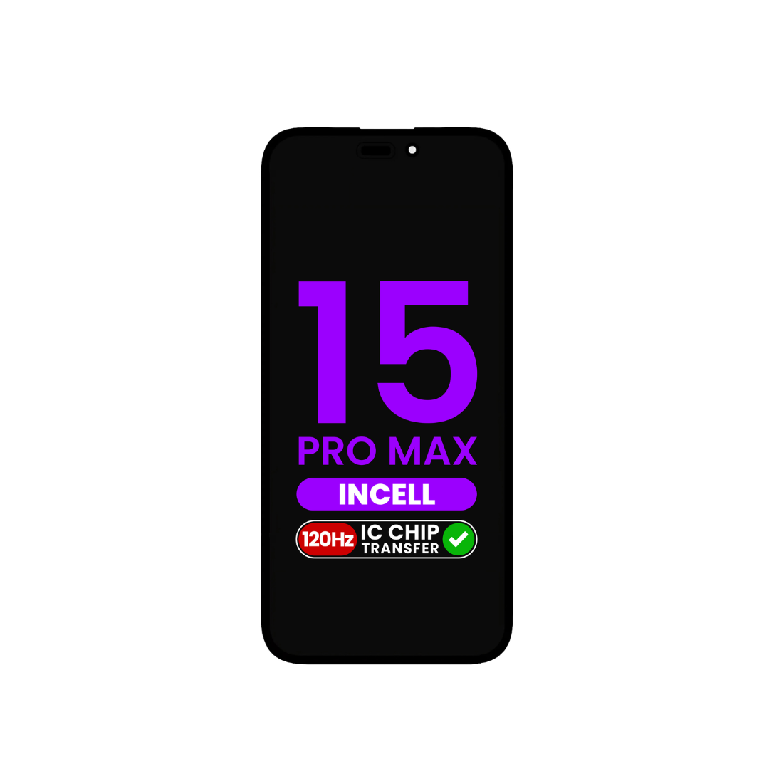 Ensamblaje de pantalla LCD para iPhone 15 Pro Max (Incell de repuesto / QV7 / 120 Hz) (Apto para transferencia IC)