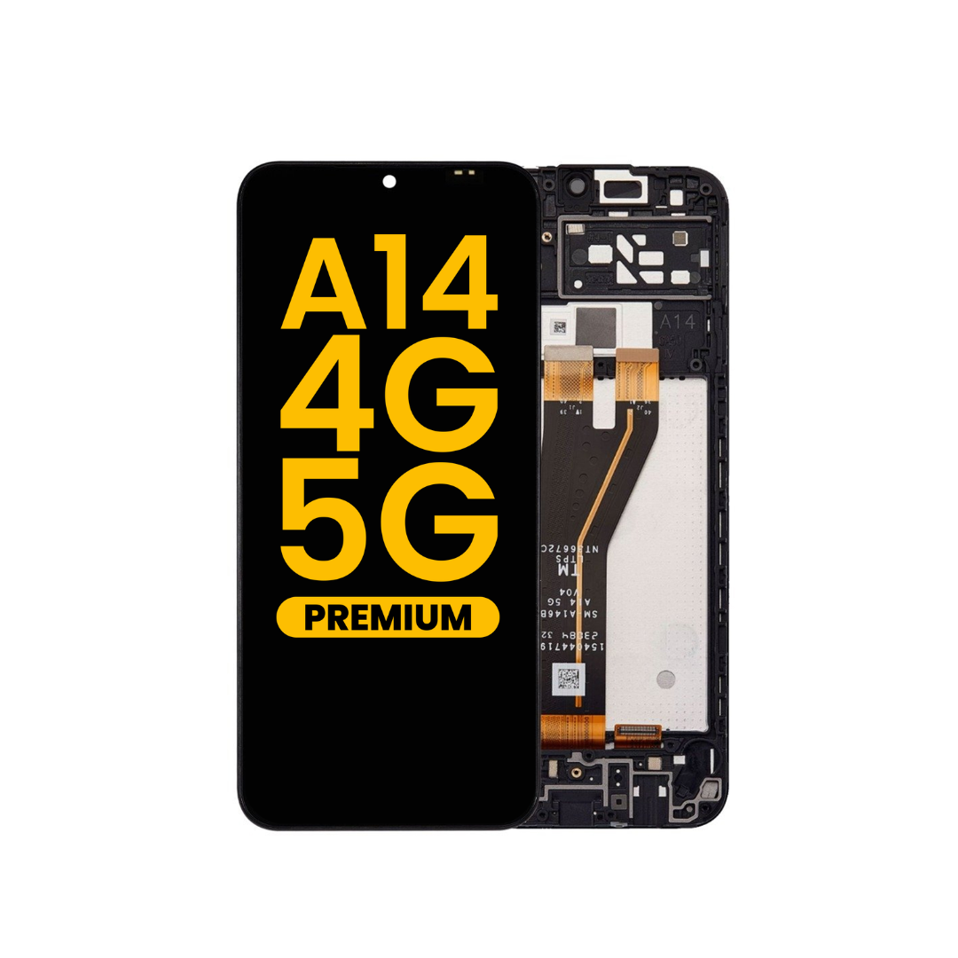 LCD Assembly with Frame for Galaxy A14 4G (A145F / A145M / 2023) / A14 5G (A146B / 2023) (Premium)