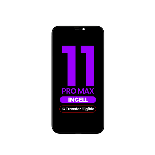 Ensamblaje de pantalla LCD para iPhone 11 Pro Max (Incell de repuesto/QV7) (Apto para transferencia IC)