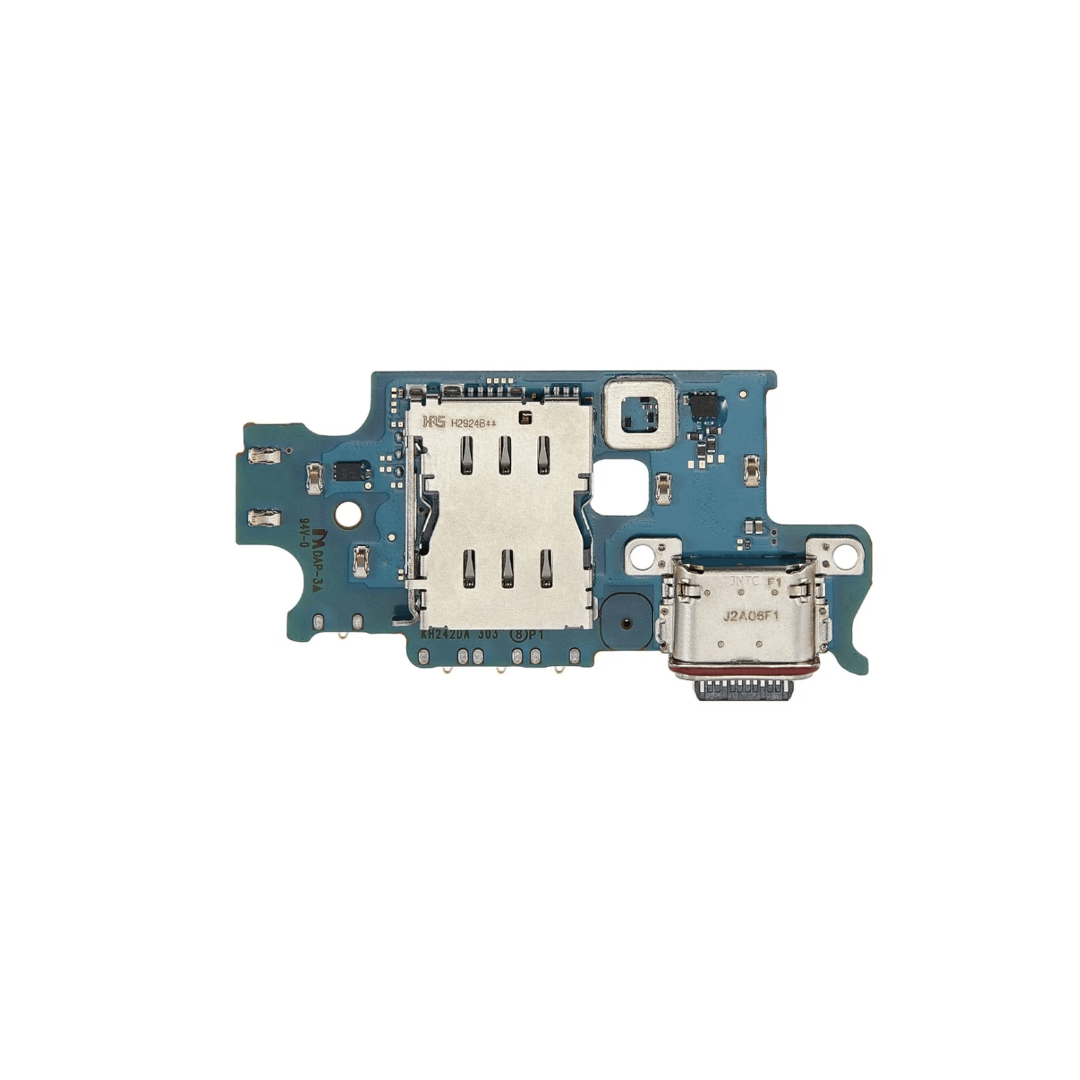 Placa de puerto de carga con lector de tarjeta SIM para Galaxy S23 Plus 5G (S916B) (versión internacional) (Premium)