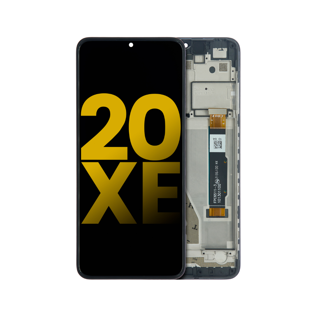 LCD Assembly With Frame Compatible For TCL 20 XE (Refurbished) (All Colors)