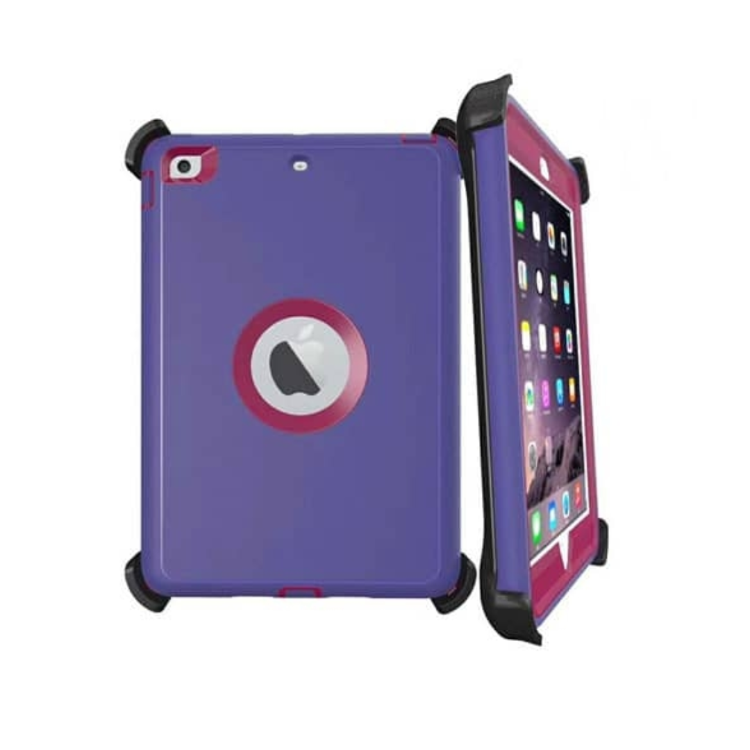 Heavy Duty Case with Clip - PURPLE for iPad 10.2