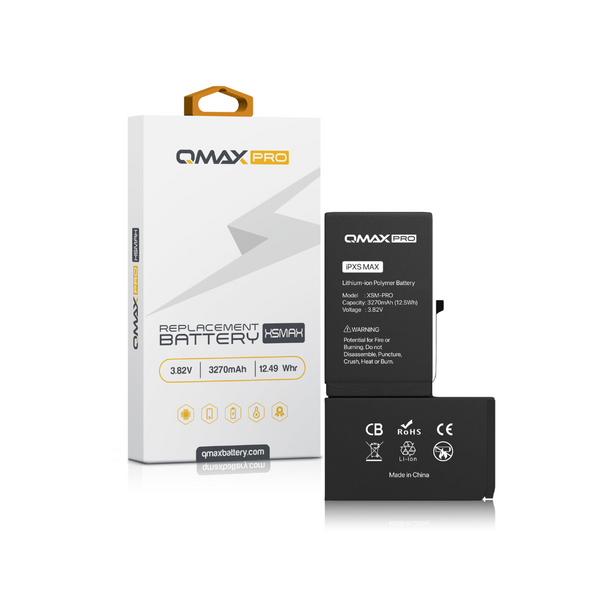 Batería de repuesto QMAX Pro para iPhone XS Max (3270 mAh)
