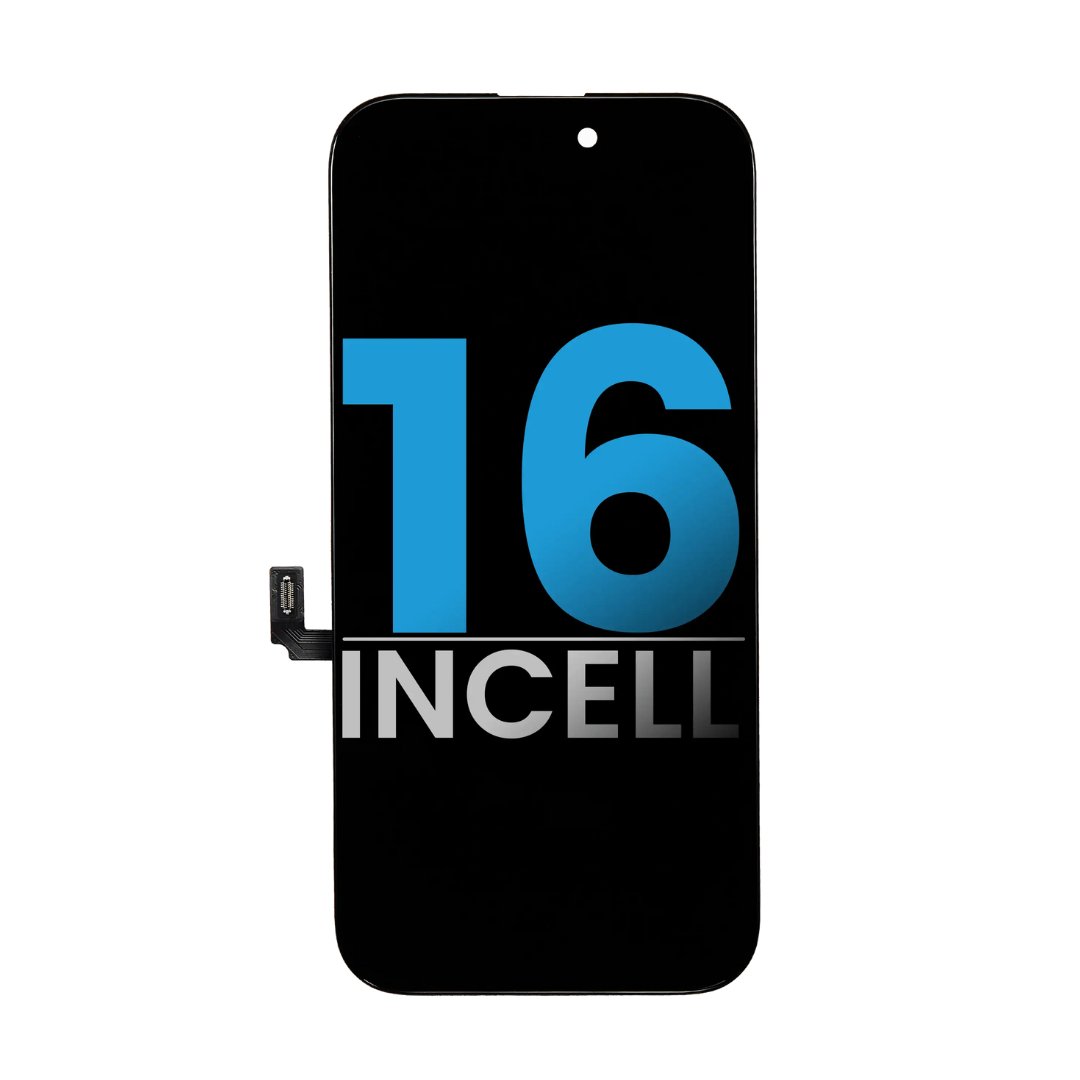 Conjunto de pantalla LCD compatible con iPhone 16 (Repuesto: AQ7 / Incell)
