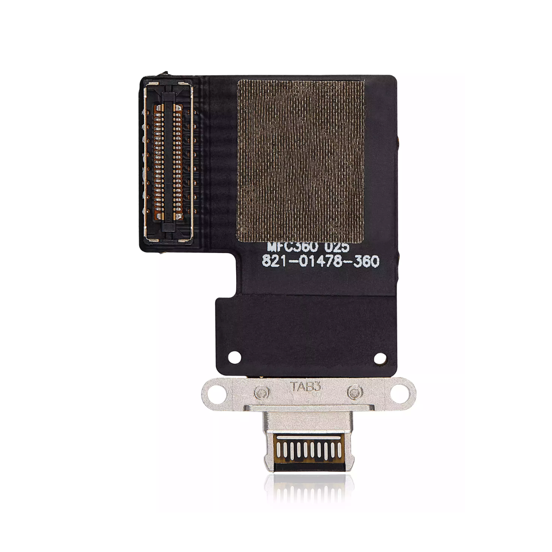 Cable flexible de puerto de carga compatible con iPad Pro de 12,9" (3.ª generación, 2018) / 4.ª generación (2020) / iPad Pro de 11" (1.ª generación, 2018) / Pro de 11" (2.ª generación, 2020) (Premium) (Negro)