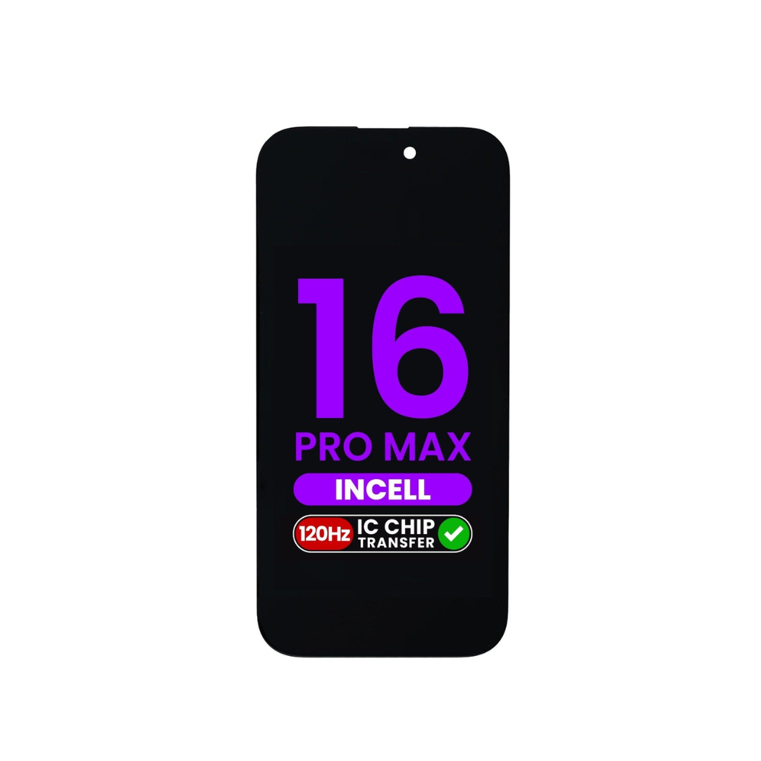 Ensamblaje de pantalla LCD para iPhone 16 Pro Max (Incell de repuesto / QV7 / 120 Hz) (Apto para transferencia IC)