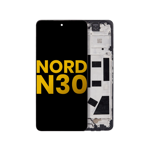 Pantalla LCD con marco compatible con OnePlus Nord N30 5G (reacondicionado) (todos los colores)