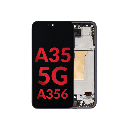 Ensamblaje OLED con marco para Galaxy A35 5G (A356/2024) (AWESOME NAVY) (OLED de repuesto)