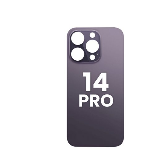 iPhone 14 Pro Back Glass (Bigger Camera Hole) (DEEP PURPLE)  (NO LOGO)