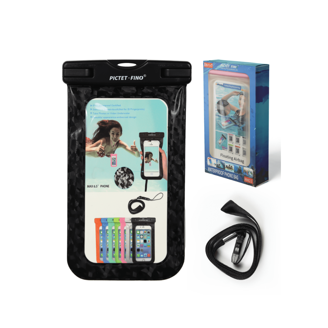 ROMIX RH13 Bolsa impermeable universal para teléfono móvil (NEGRA)