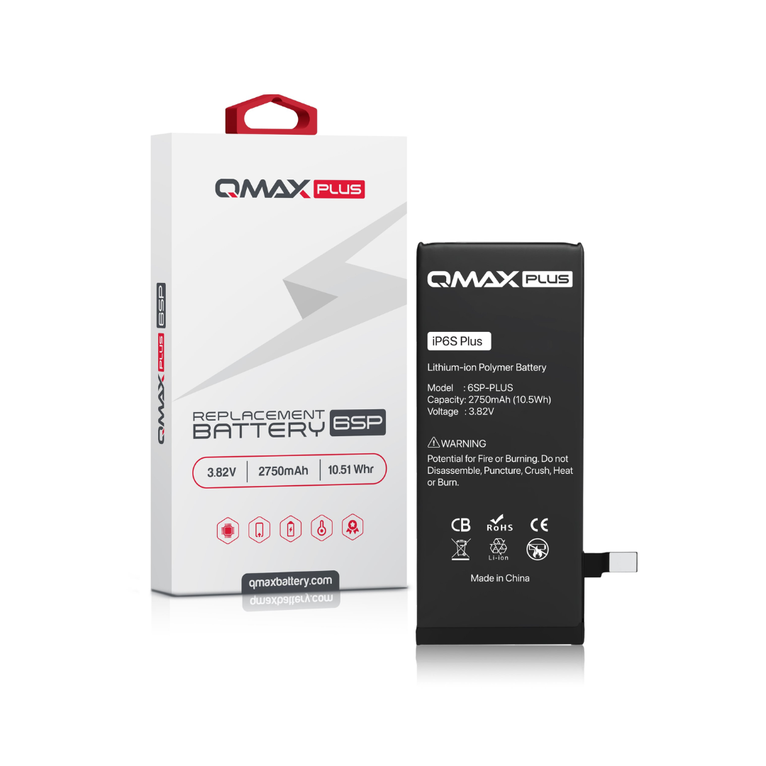 QMAX Plus Replacement Battery for iPhone 6S Plus (2750 mAH)